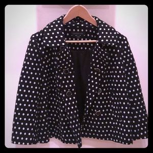 Stylish ladies crop polkadot blazer from Australia
